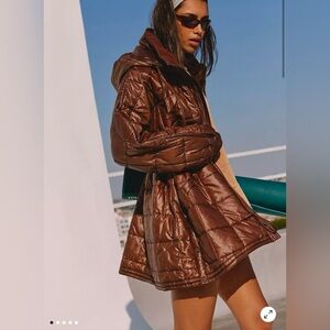 FP Movement by Free People Patricia Packable Poncho Puffer size M